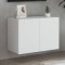 Gossi comoda tv de perete, alb, 60x30x41 cm