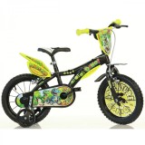 Bicicleta pentru copii Dinosaur Adventure DB-616-DSA Dino Bikes, 16 inch