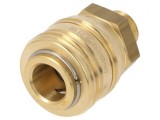 Conector Rapid Alamă 40mm G 1/4 35bar 1000l/min
