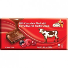 Elite- Ciocolata cu lapte cu crema cu fructe de padure, ~100g KFP foto