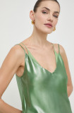 BOSS top culoarea verde, uni 50512748