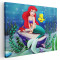 Tablou afis Mica Sirena desene animate 2187 Tablou canvas pe panza CU RAMA 80x120 cm