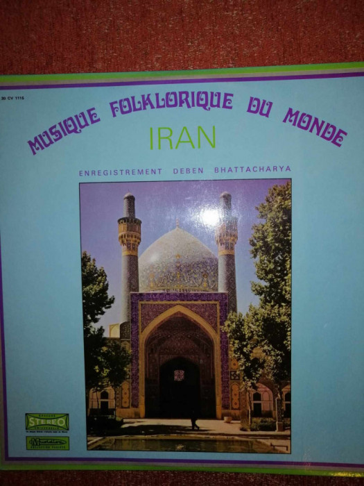 Muzica traditionala persana iraniana Iran Deben Bhattacharya vinil vinyl