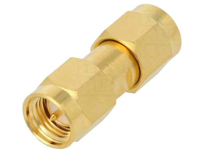 Conector Adaptor SMA Tată 50&Omega; Aurit