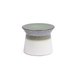 Cumpara ieftin Masuta cafea ceramica alba verde Baraki &Oslash;37,5x30h