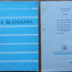 Ana Blandiana , Poeme , 1978 , cu autograf catre Petru Vintila