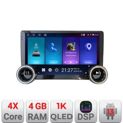 Navigatie Toyota Corolla Edotec 4+64 10.5 inch Incell 1K android Wifi 5Ghz gps internet Kit-063 CarStore Technology foto