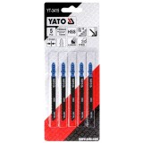 Yato YT-3415 - Set panze fierastrau pendular tija cu un prag de prindere (T) 100 mm metal taiere dreapta fina 5 bucati