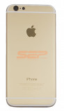 Capac baterie + mijloc + suport sim iPhone 6 GOLD
