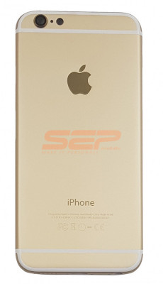 Capac baterie + mijloc + suport sim iPhone 6 GOLD foto