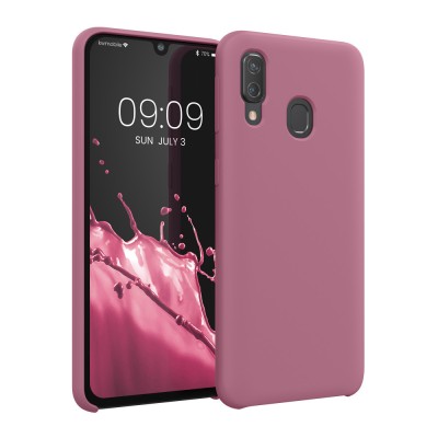 Husa Kwmobile pentru Samsung Galaxy A40, Silicon, Violet, 49091.167 foto