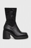 Vagabond Shoemakers botine Brooke femei, culoarea negru, cu toc drept