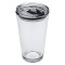 Ceașcă de cafea din sticlă transparentă cu capac 455 ml