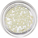 Ovale perlate, galben deschis, pentru decorarea unghiilor