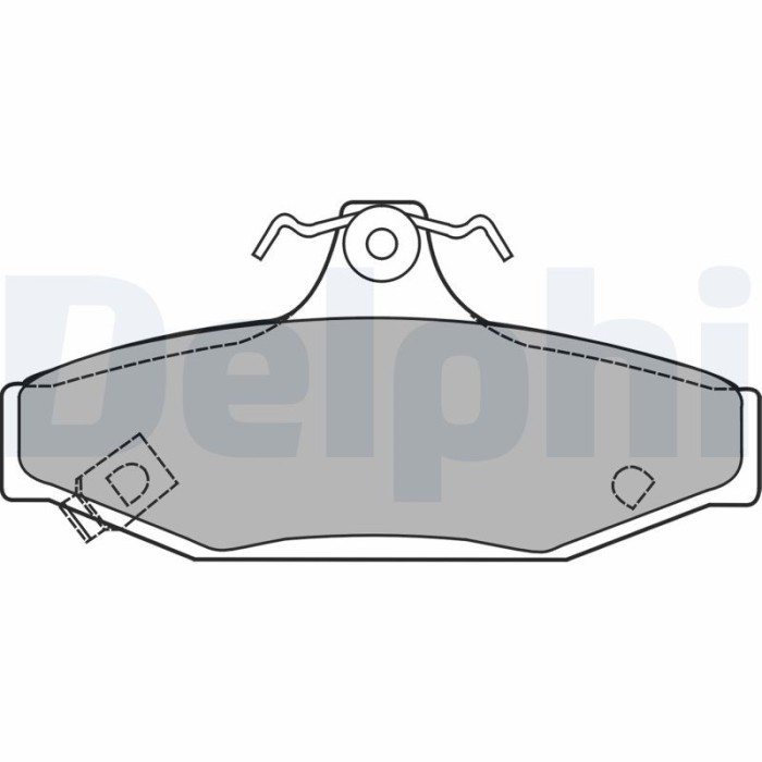 DELPHI LP1420 set placute frana,frana disc