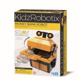 Cumpara ieftin Kit constructie robot - Money Bank Robot, Kidz Robotix, 4M