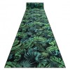 Traversa anti-alunecare MONSTERA Frunze, gumă z&ouml;ld , 80 cm