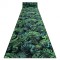 Traversa anti-alunecare MONSTERA Frunze, gumă z&ouml;ld , 80 cm