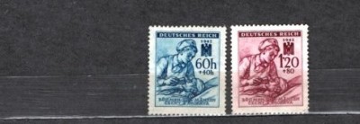 GERMANIA (BOEMIA SI MORAVIA) 1942 - MAMA RANITILOR. SERIE NESTAMPILATA, SA6 foto