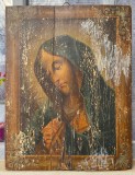iIcoană veche pe lemn, Maica Domnului &Icirc;ndurerată (Mater Dolorosa) &ndash; Secolul XIX