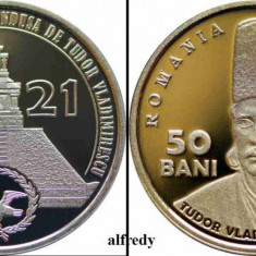 ROMANIA 2021 50 Bani, 200 de ani - revolutia lui Tudor Vladimirescu, Proof