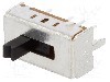 Intrerupator glisant, 3 pozitii, DP3T, ON-ON-ON, C&amp;K - OS203011MS1QP1