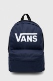 Vans rucsac culoarea albastru marin, mare, cu imprimeu