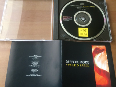 depeche mode speak &amp;amp; spell album cd disc muzica synth pop mute records 1981 VG+ foto