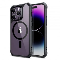 Husa Antisoc Apple iPhone 14 Pro Air Armor Negru Transparenta ESR Magsafe