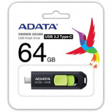 USB Flash Drive ADATA 64GB, UC300, USB Type-C, Black, A-data