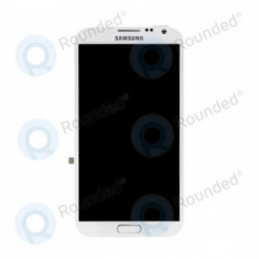 Samsung Galaxy Note 2 4G (N7105) Unitate de afișare completă albă GH97-14114A