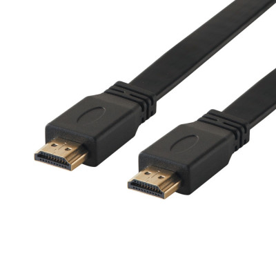 Cablu HDMI Plat DeTech, 1.5m, tata, v 1.4 foto