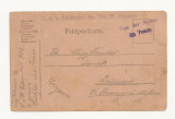 D2 Carte Postala Militara k.u.k. Imperiul Austro-Ungar, Budapesta 1917, Circulata, Printata