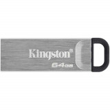 Memorie USB Kingston DataTraveler Kyson, 64GB, USB 3.2 Type-A, Metalic, 64 GB
