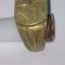 GHIUL VECHI METAL MARCAT , MATERIAL GALBEN