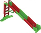 Tobogan pentru copii MyKids Mega 4 m rosu-verde, pentru curte si gradina