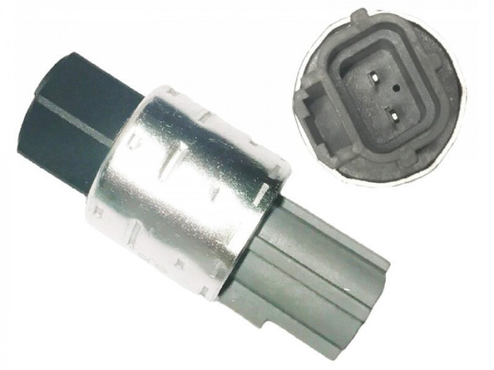 Senzor presiune AC Chrysler PT Cruiser, 2000-2010, motor 1.6, 2.0, 2.4/2, 4 T, benzina; 2.2 CRD, diesel, cu 2 pini, M12 10 1.5; On: 2.5 Bar; Off: 1.5
