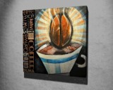 Tablou decorativ, Vega, Canvas 100 procente, lemn 100 procente, 45 x 45 cm, 265VGA1093, Multicolor