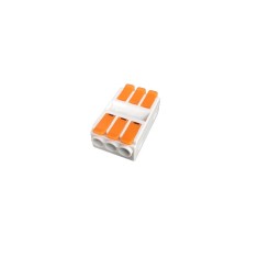 Conector legatura Doza 3 Poli, Dublu, KV226, 41A 450V 0.5-6mm2