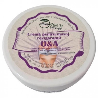 Crema pt.masaj revigorant oase&amp;amp;articulatii 120ml natura plant foto