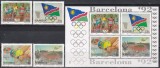 Namibia 1992 - Jocurile Olimpice - Barcelona, Serie + Bloc, MNH