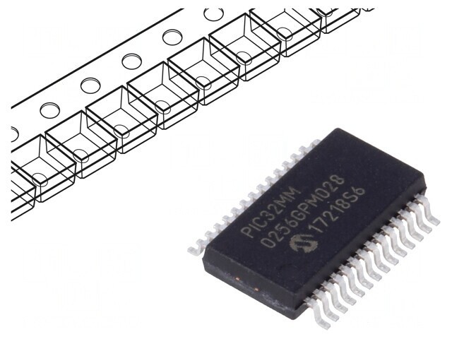 Microcontroler PIC 256kB 2-3.6VDC SMD SSOP28
