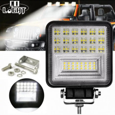 Proiector LED Auto 126W Offroad ATV SUV Tractor Proiectoare LED 126/48 foto