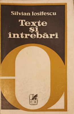 TEXTE SI INTREBARI-SILVIAN IOSIFESCU-225571 foto