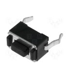 Buton microcontact 2 pini OFF-ON fara retinere 3.5x6mm buton 1.5mm, Oem