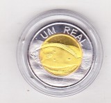 Bnk mnd Republica Cabinda 1 real 2009 unc , fauna marina , bimetal, Africa