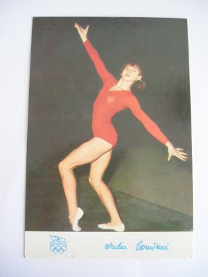 QW28 - Tematica sport - gimnastica artistica - Nadia Comaneci foto