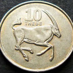 Moneda exotica 10 THEBE - BOTSWANA, anul 2002 * cod 1823