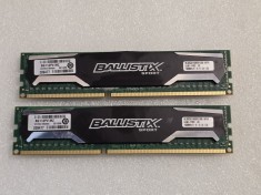 Kit memorie RAM desktop Crucial Ballistix Sport 16GB (2 x 8GB) DDR3 1600MHz BLS8G3D1609DS1S00
