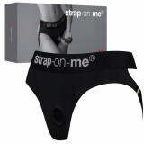 Negru sexy negru push up chiloți strap-on harnașament S